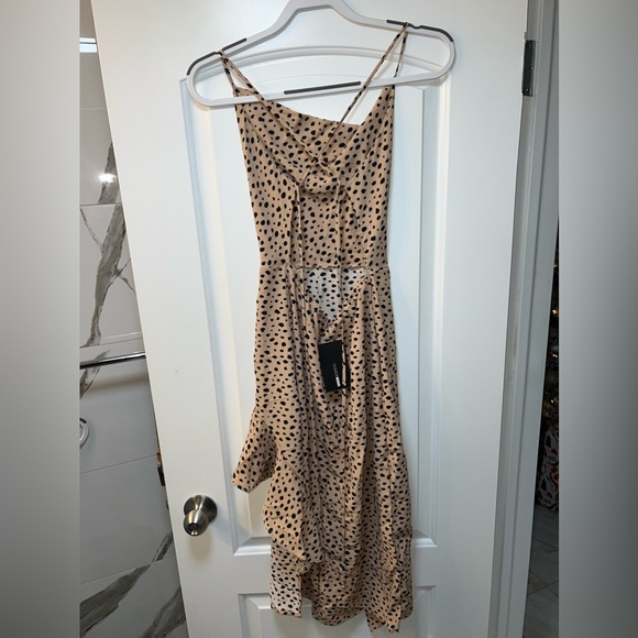 Leopard spaghetti strap dress - Picture 2 of 2